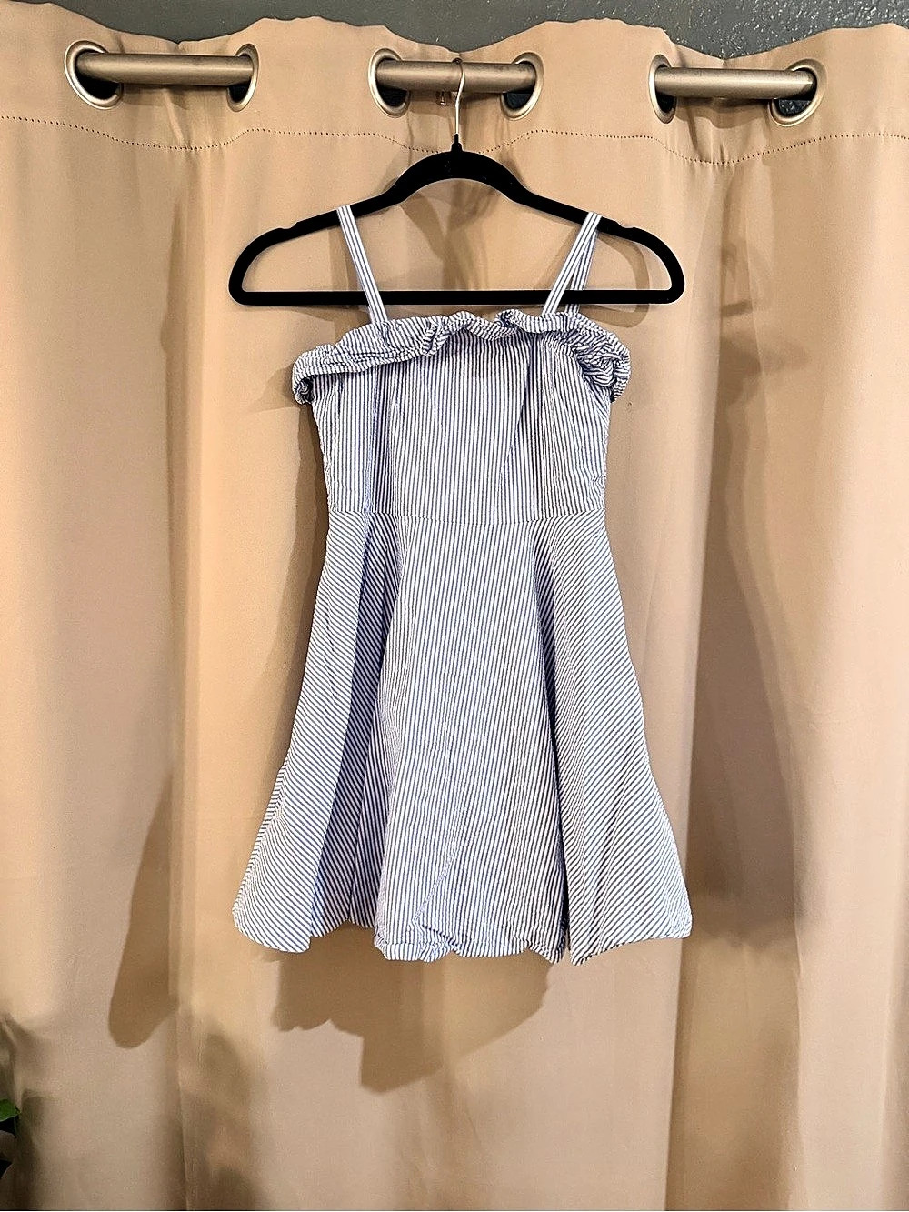 Polo Ralph Lauren Girls Size 8 Striped Cotton Dress